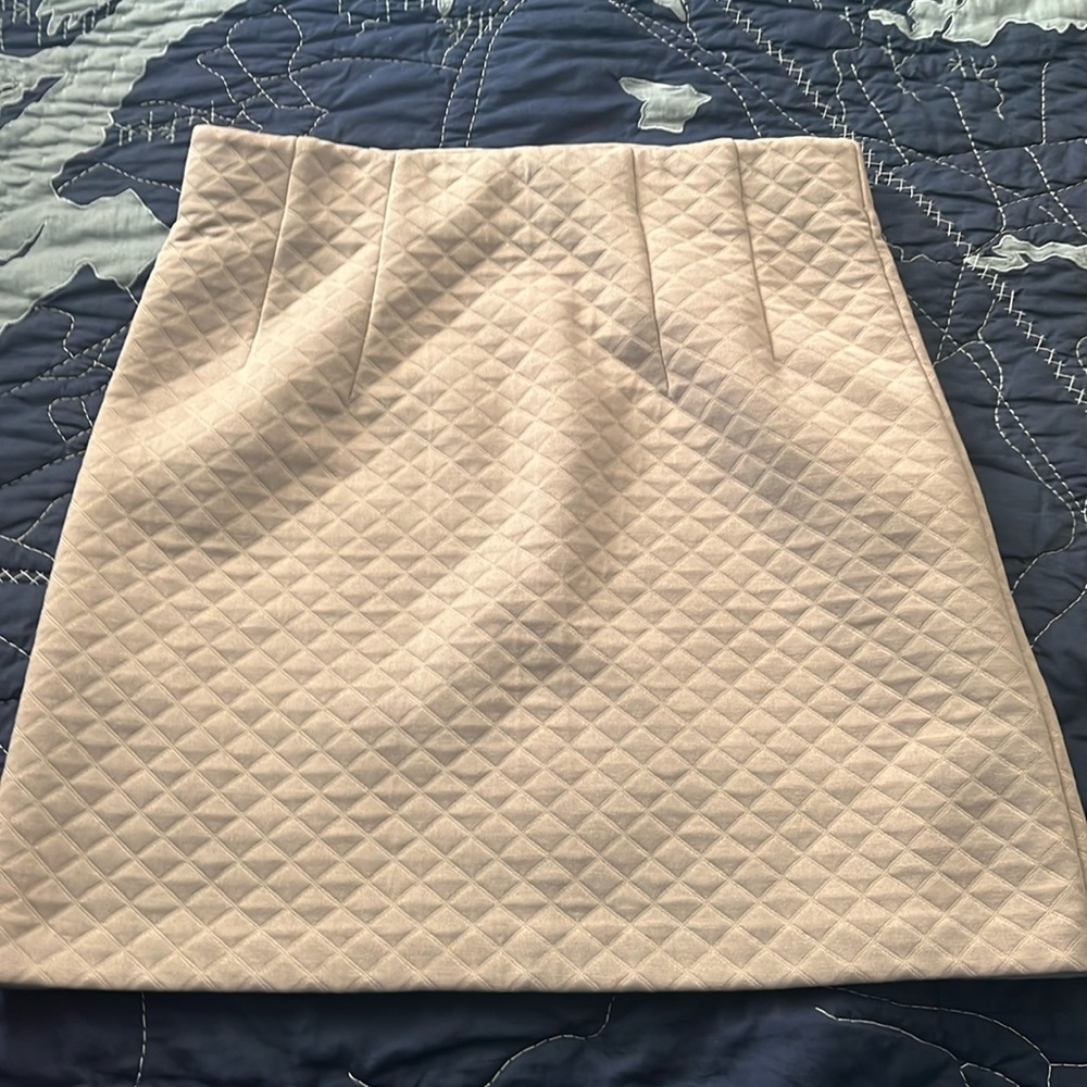 Marks & Spencer quilted pull on skirt